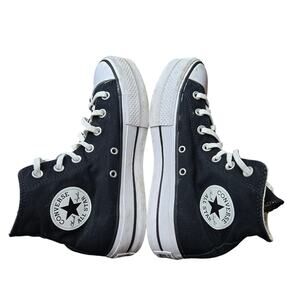 Converse Chuck Taylor All-Star high-top sneakers in black canvas women's 7